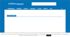 Desktop Screenshot of lagacetadeandalucia.com